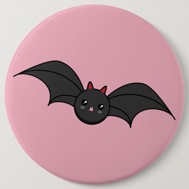 Cute Bat Button (Front)