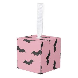 Cute Bat Cube Ornament