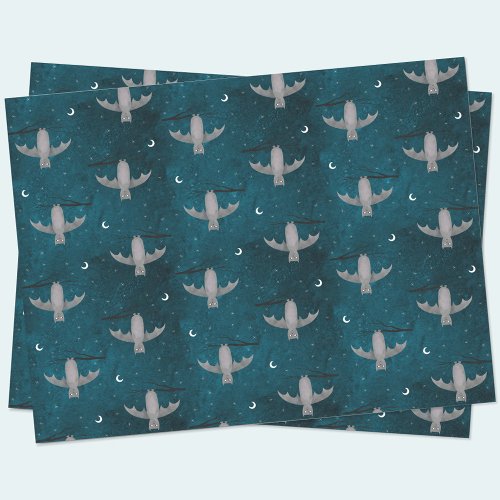 Cute Bat Halloween Tissue Paper