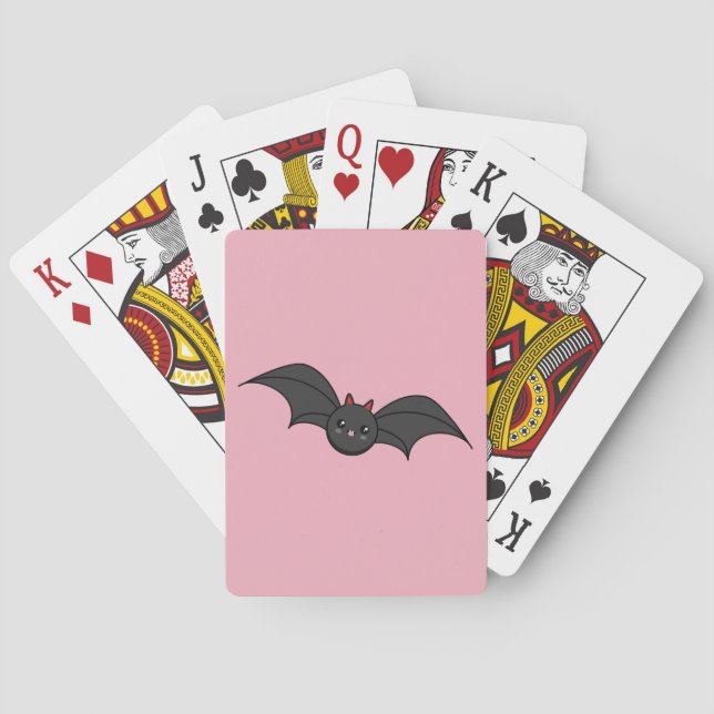 Cute Bat Poker Cards (Back)