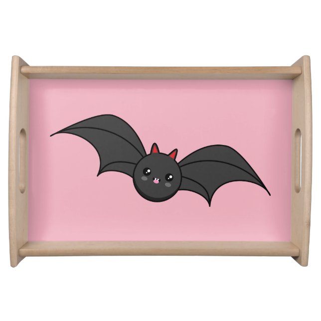 Cute Bat Serving Tray (Front)