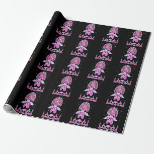 Cute Bat Skull Pastel Goth Skeleton Kawaii Wrapping Paper