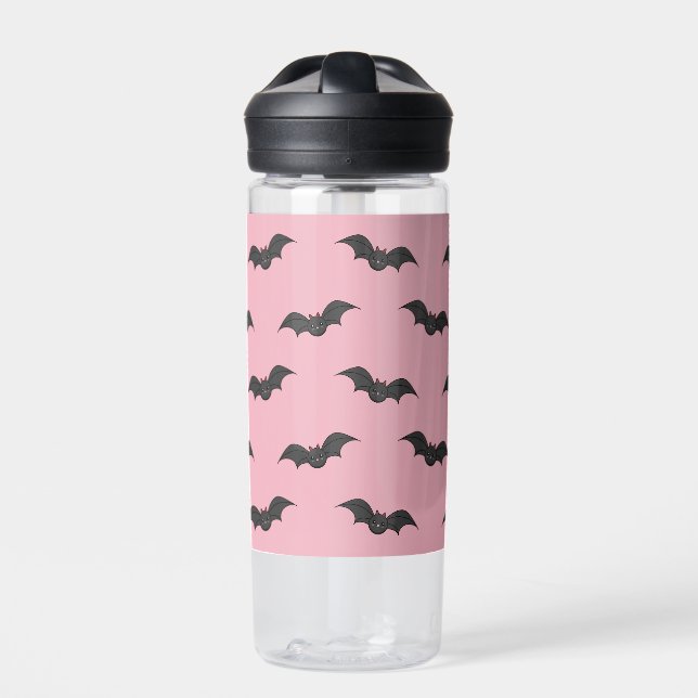 Cute Bat Water Bottle (Front)