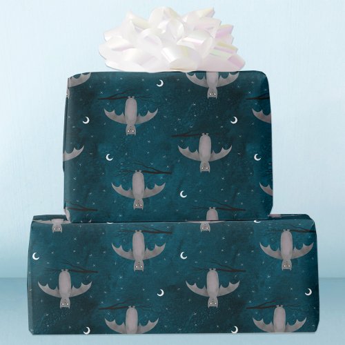 Cute Bat Wrapping Paper