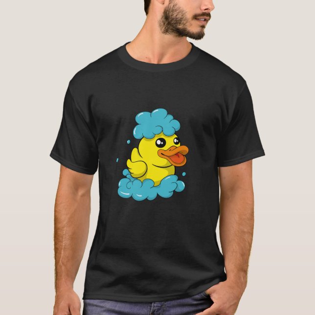 Cute Bath Duck Funny Soap Maker T-Shirt (Front)