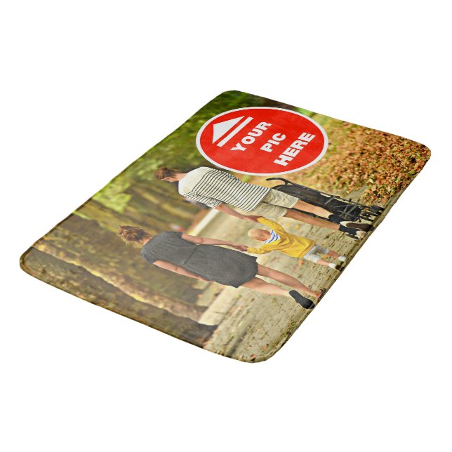 Cute! Bath Mat- Personalized - Large Bath Mat (Angled)