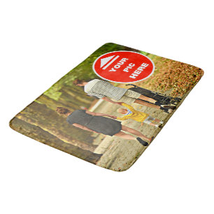 Cute! Bath Mat- Personalized - Large Mat