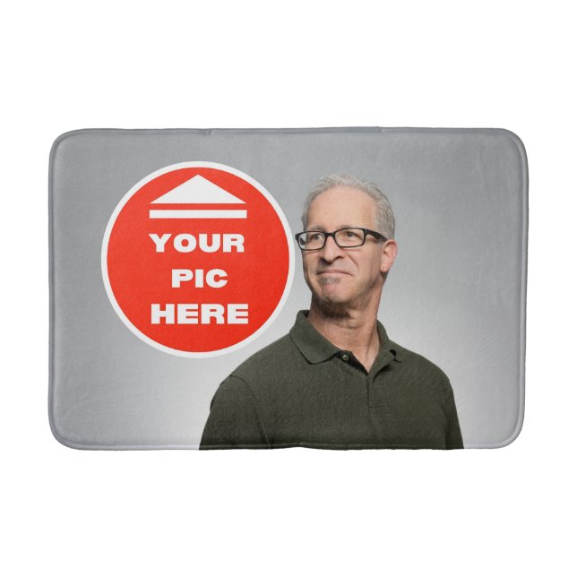 Cute! Bath Mat- Personalized - Medium Mat (Front)
