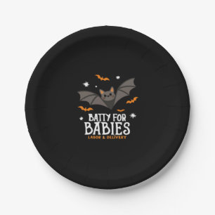 Cute Batty For Babies Labor And Delivery Nurse Hal Paper Plates