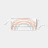 Cute Be Happy Rainbow Adult Cloth Face Mask (Front, Folded)