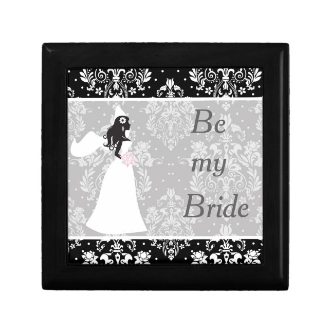 Cute 'Be my Bride' Gift Box (Front)