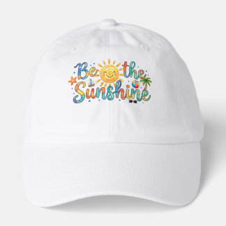Cute Be The Sunshine Retro Summer Graphic T-Shirt Hat