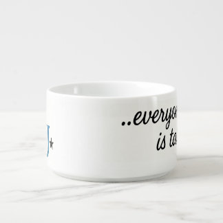 Cute BE YOU! Inspirational quote Bowl