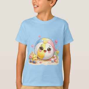 Cute Beach Ball - Happy Summer Beach Day Art T-Shirt