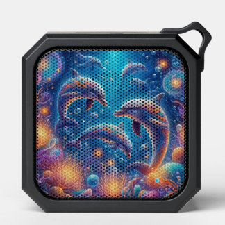 Cute beach dolphin lovers bluetooth speaker
