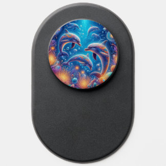 Cute beach dolphin lovers PopSocket