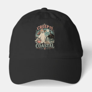 Cute Beach Ghost Spooky Coastal Halloween Hat