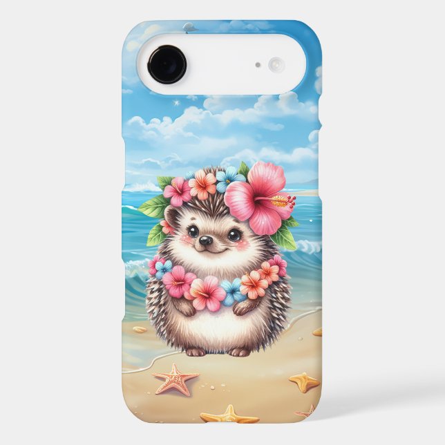 Cute beach hedgehog lovers  Case-Mate iPhone case (Back)