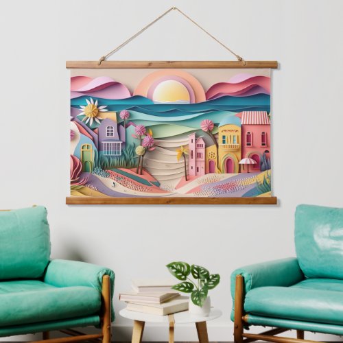 cute beach house regional  hanging tapestry