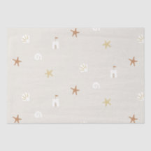 Cute Beach Seashell Sandcastle Starfish