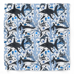 Shark Bandanas Handkerchiefs 100 Satisfaction Guaranteed Zazzle