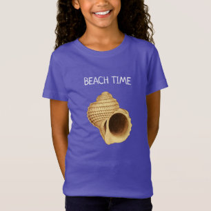Cute Beach Time Seashell T-Shirt