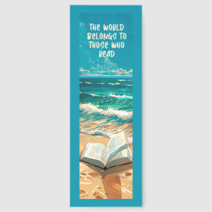 Cute Beach With Quote Bookmarks