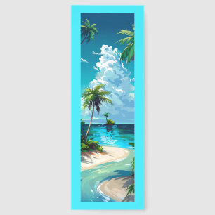 Cute Beach With Quote Bookmarks