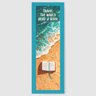 Cute Beach With Quote Bookmarks