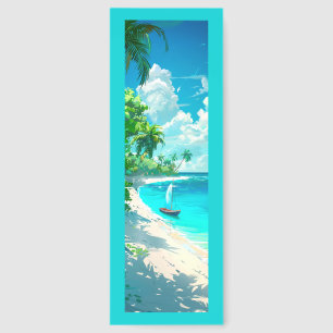 Cute Beach With Quote Bookmarks