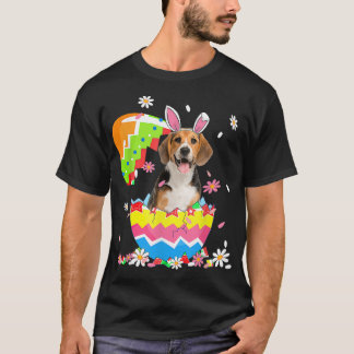 Cute Beagle Bunny Ears Easter Eggs Men Women Kids T-Shirt