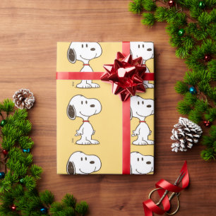 Cute Beagle Cartoon Character Illustration Wrapping Paper
