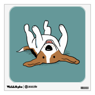 Cute Beagle Cartoon Dog Wall Sticker