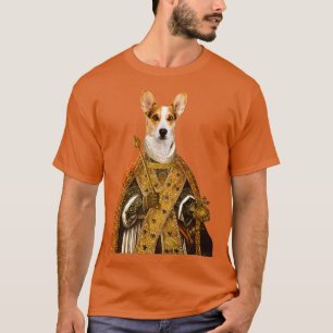 Cute Beagle Distinguish Royal Dog Pets on renaissa T-Shirt