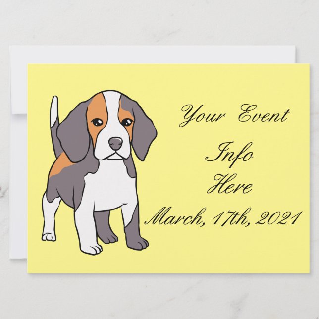 Cute Beagle Dog Breed Thunder_Cove  (Front)