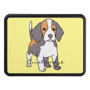 Cute Beagle Dog Breed Thunder_Cove Hitch Cover