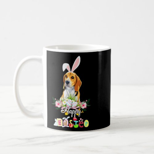 Cute Beagle Dog Easter Bunny Costume Happy Easter  Coffee Mug