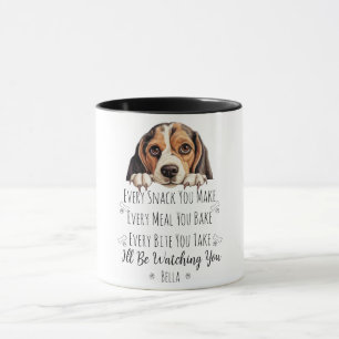 Cute Beagle Dog Funny Custom Mug