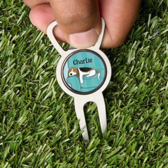 Cute Beagle Dog Lover Custom Divot Tool (Insitu 1)