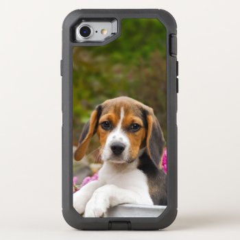 Cute Beagle Dog Puppy Photo Animal - Phone-protect Otterbox Defender Iphone Se/8/7 Case by Kathom_Photo at Zazzle