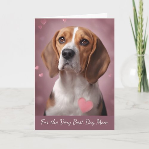 Cute Beagle Hound Dog You Make My Tail Wag Holiday Card
