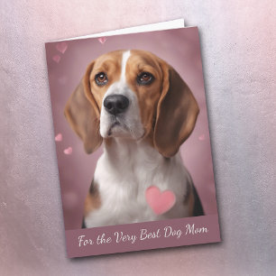 Cute Beagle Hound Dog You Make My Tail Wag Holiday Card