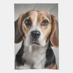 Cute Beagle Kitchen Towel