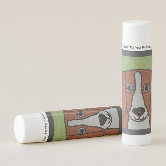 Cute Beagle Lip Balm (Front)