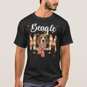 Cute Beagle Mom Fall Maple Dog Mom - Maple Mom_1 T-Shirt
