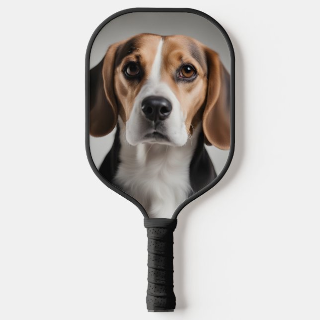 Cute Beagle Pickleball Paddle (Front)