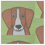 Cute Beagle Printed Fabric