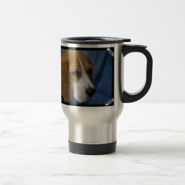 Cute Beagle Travel Mug (Right)