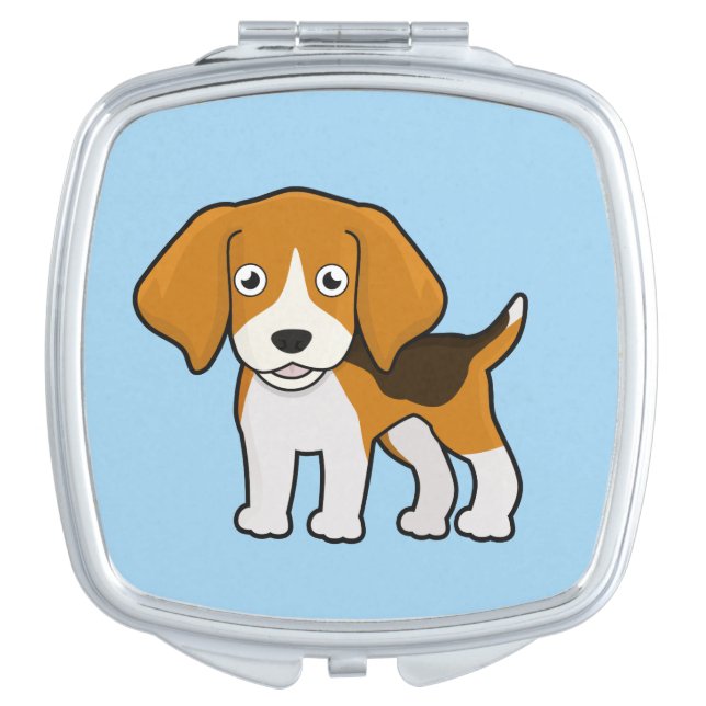 Cute Beagle Vanity Mirror (Front)