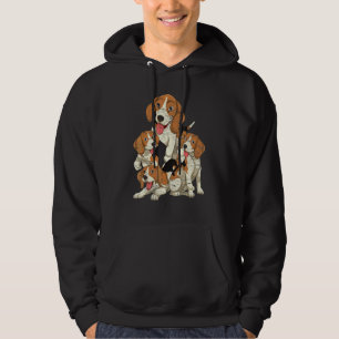 Cute Beagles Dog  Animal Pet Dog Owner Beagle Hoodie